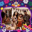 Tudomro 4 Pcs 39.37 ft Mexican Party Banner Fiesta Paper Garland Cinco De Mayo Decoration Triangle Pennant Flag Banner for Mexican Baby Shower Fiesta Birthday Party Decoration