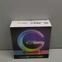 2026 New Smart Table Lamp with 4-In-1 Wireless Charger, Bluetooth Speaker, Alarm Clock, Night Light, App Control, for Bedroom, Office, Home Decor (White)