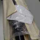 Half Umbrella Outdoor Patio Shade - 9 ft Patio Umbrella with Easy Crank - Small Canopy for Balcony, Table, or Deck by Pure Garden (Tan)