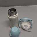 GROSMIMI Flip Top Spill Proof Sippy Cup, PPSU, BPA Free, 10 oz, Stage 2 Straw for Toddlers