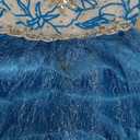 Princess Costumes for Girls Dress Up Clothes for Little Girls Toddler Costume with Accessories Crown Christmas Birthday Party (100 2-3 Years, Blue)