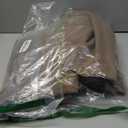 Springrain Women's Wool Pea Coat Notched Collar Double Breasted Midi Long Trench Coat Outwear (Large, Camel)