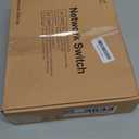 PoE Switch, 16 Port Managed POE+ Ethernet Switch(16 POE+ Ports+2 Gigabit Uplink,1 x 1.25G SFP), 240W Built-in Power, Support VLAN, QoS, Fanless Metal, Plug & Play(Wall Mount/Rack Mount)