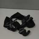 Idepet Dog Suspender Boots, Tall Dog Boots Anti-Slip & Fall Waterproof Shoes Leggings, Adjustable Suspender Boots for Dogs Winter Snow Rain Hiking Paws Protector(Black, 2)