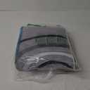 GarveeHome Washable Runner Rug 2x8 Modern Circle Rugs Runner Non Slip Low Pile Rug for Hallway Soft Long Rugs Indoor Floor Carpet for Kitchen Bedroom Entryway, Turquoise