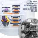 10-Pack Glass Food Storage Containers with Tempered Lids Borosilicate, Airtight, Oven-Safe (-4F~950F), BPA-Free, 4.4 & 1.6 Cup, Leak-Proof, Dishwasher Safe (Blue)
