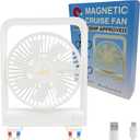 Cruise Ship Approved Fan - Magnetically Sticks on Cabin Ceilings and Walls - Powerful 3-Gear, Ship Cabin Approved - The Original Portable Cruise Fan 2025