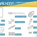 MAKHOON Rebuild Repair Kit Replacement for Zodiac Polaris Automatic Pool Cleaner 360 380 (Not Compatible with Polaris 280)