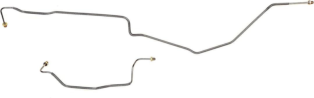 Rear Axle Brake Lines - (Does not fit standard 1500 or 2500 HD version) Fits 99-07 1500HD & 2500 GMC Sierra & Silverado - Stainless - The Stop Shop