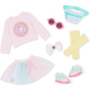 Glitter Girls  14-Inch Doll Clothes  Colorful Doll Clothes & Sunglasses  Pink Sweater, Skirt, Fanny Pack & More 3+ Years  Sweet Sprinkles