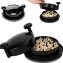 Chicken Shredder Shred Machine Meat Shredder Meat Shredding Tool with Handles and Non-Skid Base Mat Suitable for Pulled Pork Red Beef Chicken Alternative to Bear Claws 1pc 8inch Black
