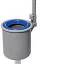 Pool Wall Mounted Automatic Pool Surface Skimmer for Above Ground Pools with 530 Gallon and Above Filter Pumps