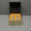 KANARS Old Fashioned Whiskey Glasses with Luxury Box - 10 Oz Rocks Barware For Scotch, Bourbon, Liquor and Cocktail Drinks - Set of 4 - Men Gift