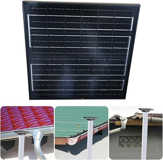 Solar Exhaust Fan With 15W Panel Solar Roof Vent Fan Corrosions Resistant Ventilation Fan For Sheds Cabins Greenhouses Solar Powered Roof Fan
