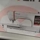 PooLin EOC06 Embroidery Machine,7" Touchscreen,7.9"x11" Hoop Area,Computerized Home Embroidery Machine for Beginners Gifts,200 Built-in Designs,USB & Wireless,Software,4 Hoops,Thread,Bobbin,Stabilizer