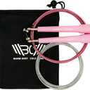 WARM BODY COLD MIND Adjustable Jump Rope For Men and Women, Speed Jump Rope, Skipping Rope for Weightlifting, Boxing, Gym, Outdoor or Indoor Sport, Fitness (Pink)