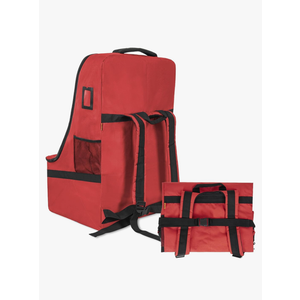 Padded Car Seat Travel Bag for Airplane, Heavy Duty Car Seat Bag for Air Travel Gate Check Carseat Carrier Bag with Shoulder Strap, Fits Most Baby & Infant Car Seats (Red)