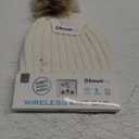iLive Y2k Streetwear Beanie Wireless Bluetooth Knit Cap Pom-Pom Cap