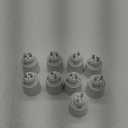(10pcs) Yi Lighting GU10 to E26/E27 Adapter - GU10 Bayonet Base to E26/E27 Edison Screw Bulb Socket Adapter Converter