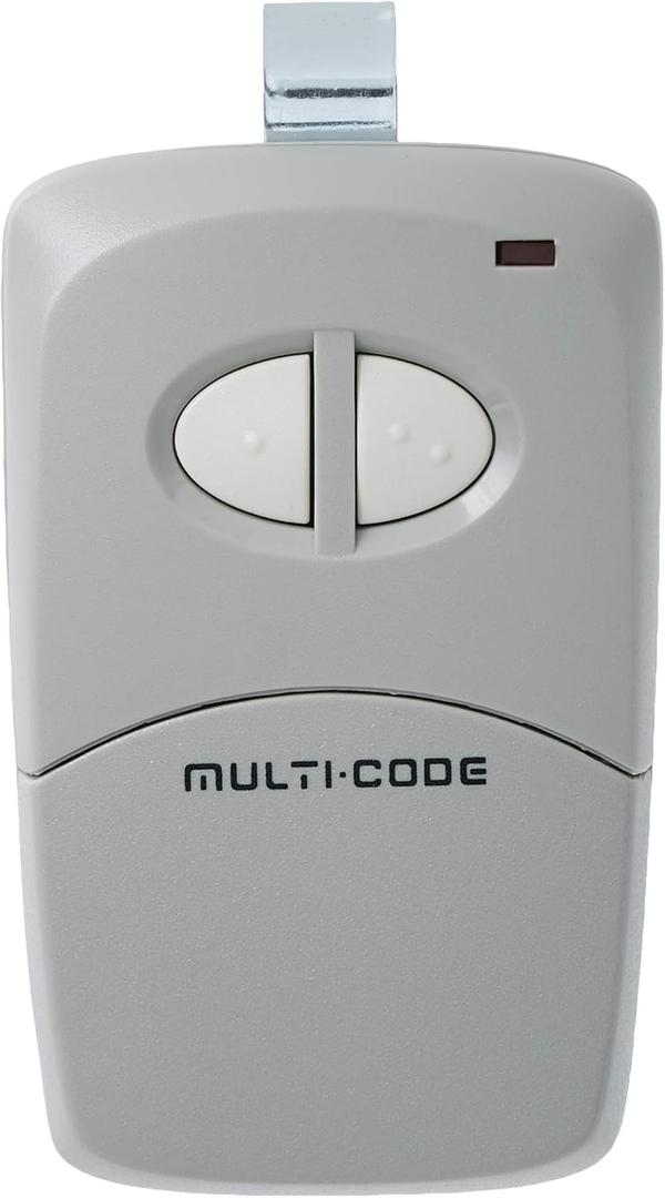 Linear MCS412001 Multi-Code 2-Channel Visor Transmitter, Original Version, Soft Gray