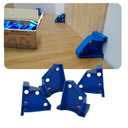 1/2" & 1/4" Flooring Spacers, 40Pcs ABS Triangle Tool for Vinyl Plank/LVP/Engineered Hardwood/Laminate Wood/Tile Flooring