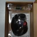 ELECOM EX-G Left Handed Trackball Mouse, 2.4 GHz USB Wireless, Ergonomic, Thumb Control, Tracking Roller Ball, 6 Programmable Buttons, Tilt Scroll