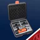 KNINE OUTDOORS Torque Screwdriver Wrench Driver Set 10-70 Inch Pounds lbs for Maintenance with T-bar Handle, 40 Hex Bits, 1/4" Socket, Shaft Extension, For Tools, Bike Repairing and Mounting (Orange)