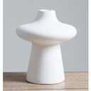 7.8 IN Ceramic Vase White