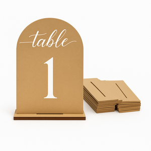 Wedding Table Numbers 1-20, Wood Table Numbers For Wedding Reception 1-20, Restaurant Tables Number Signs With Stands,