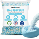 Xtreme Comforts Bean Bag Filler (5lbs) | Machine Washable Shredded Memory Foam Pillow Stuffing for Cushion, Couch, Bean Bag Refill Filling, Dog Beds, Stuffing For Stuffed Animals & Stuffing for Crafts