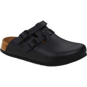 Birkenstock Kay Super Grip Leather Black - Professional Shoes for Women & Mens US M 7.0 / US L 9.0