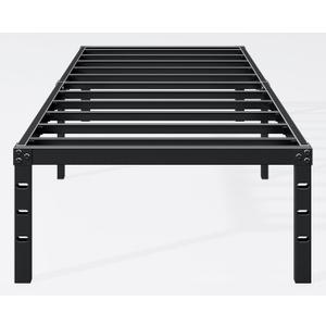 Hafenpo 14 Inch Twin Bed Frame, Under Bed Storage, Black
Sturdy Metal Platform Twin Size, No Box Spring Needed, Heavy Duty, Easy Assembly, Strong Bearing Capacity