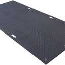 3' x 8' AlturnaMAT Ground Protection Mat, 120 Ton Load Capacity, Black - AM38