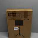 GLEAM Sheet Music Stand - Full Metal with Carrying Bag, Phone Holder, Sheet Music Folder and Clip, 5 in 1 Desktop Book Stand