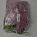 Saslax Maternity Off Shoulders Half Circle Gown for Baby Shower Photo Props Dress (Medium, Mauve 64)