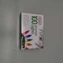 PREXTEX Christmas String Lights with Green Wire - 100 Count, 20 Ft Multicolored Christmas Tree Lights for Xmas Decorations Indoor and Outdoor - Incandescent String Light for Patios, Fences, Holidays