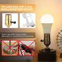 Briignite LED Light Bulbs, 3 Way LED Light Bulbs 50 100 150W Equivalent, 3 Way Light Bulb, Three Way A19 Light Bulbs E26 Medium Base, Warm White 3000K, 500lm-1000lm-1500lm, 2 Pack
