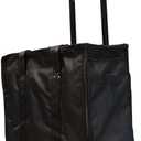 Black Water Resistant Canvas Jewelry Tray Carrying Case - Holds 17 1" Trays