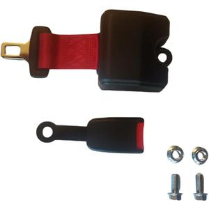 Yakitoko 1Pack Universal Tractor Seat Belts and Suitable for Forklift Mower Buggy Golf Cart Retractable 70inch Red