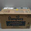 Pampers Swaddlers Diapers, Size 6 (23-44 lbs), 108 Count, Absorbent, Keeps Baby Dry and Comfortable, Skin Safe Disposable Baby Diaper