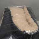 JOEJOY Large Dog Bed Crate Pad, Deluxe Plush Washable Dog Beds Fulffy Soft Kennel Pad Anti-Slip Pet Sleeping Mat for Extra Large Medium Small Dogs, 40" x 27", Beige