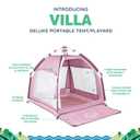 Baby Delight Go with Me Villa Portable Tent and Playard | Kids Tent and Playhouse | Indoor and Outdoor | Canyon Rose