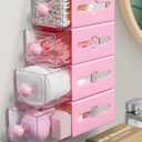 Qtip Holder for Bathroom Wall Organizer  Bathroom Decor, Dorm Room Essential, Small Q-tip Dispenser for Cotton Swabs, Balls, Pads, Floss Picks  Office Storage, Vanity Makeup Organizer(4 Pcs)