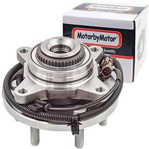 MotorbyMotor 515169 (4WD) Front Wheel Bearing and Hub Assembly with ABS 6 Lugs Fits for 2015-2017 Ford F-150 (2.7L 3.5L 5.0L Engines) Heavy Duty Low-Runout OE Directly Replacement Hub Bearing