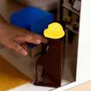 2 x 10 Pack Dollhouse Toy Construction Hard Hats, Bulk Plastic Worker Kids Party Hat, Birthday for Construction Birthday Party, Childrens Engineer,Building Dress Up Cap, Theme Favors (Yellow)