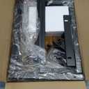 Tv Tray Table, 8-Level Adjustable Height Couch Side Table90 Tilt Angle Adjustments C-Shaped End Table, with Phone & Tablet Slot Sofa Computer Desk for Couch, Sofa, Bed, Chair, Living Room (Brown)