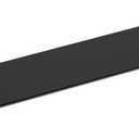 LANC 20" Long Floating Shelf for Wall Storage, Matte Black Bathroom Shelf on Wall Mounted, Stainless Steel Display Hanging Shelves for Bathroom/Living Room/Shower/Books Caddy, A7283MB-L5