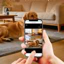 Dual Lens Security Indoor Camera 5G/2.4G WiFi, 2K+2K Pet Smart Camera with Pan Tilt for Home, Baby Monitor, AI Tracking, Motion Detection, Color Night Vision, 2-Way Talk, No Dead Zone, 355 View