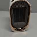 Space Heater, Portable Heater for Indoor Use, Small Electric Heaters with Overheat & Tip-Over Protection, Mini Desk Heaters for Office Bedroom Bathroom, Compact & Efficient Heating, White