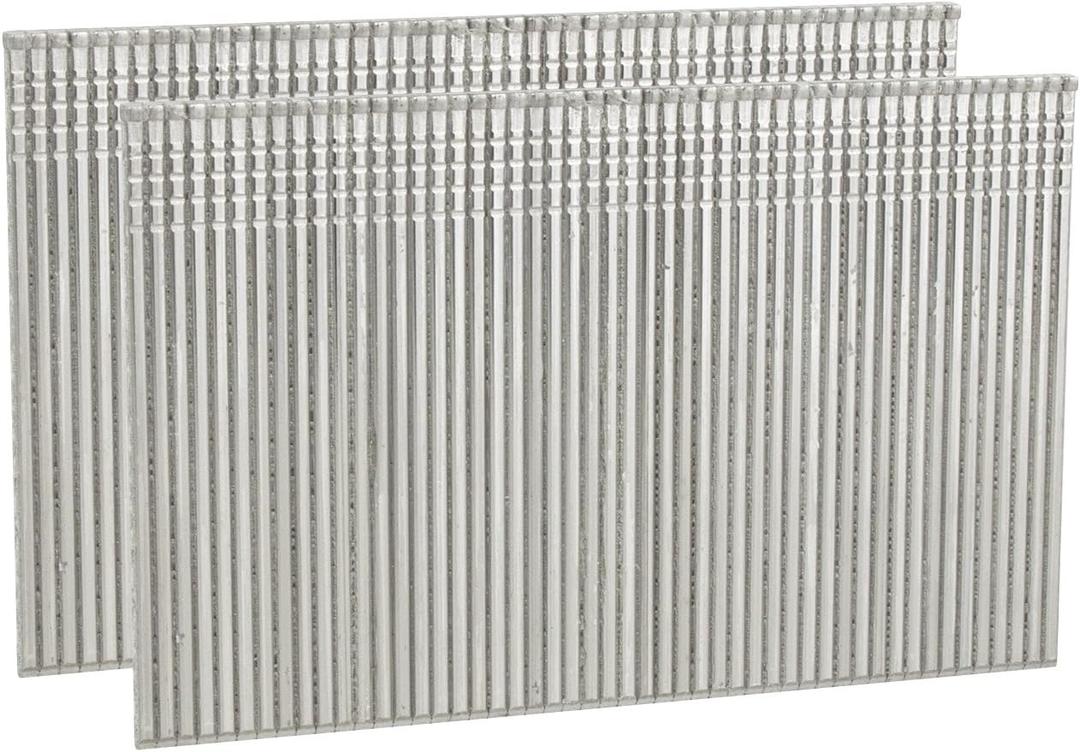 Freeman Stainless Steel Straight Finish Nails | 16 Gauge | 2" | Glue Collated | 1,000 Count | Indoor & Outdoor | Trim, Moulding, Cabinetry, Furniture Construction, Door & Window Casing | SSSF16-2